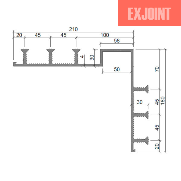 Гидрошпонка-Аквастоп-ДО-УГЛ-21050-630-ПВХ